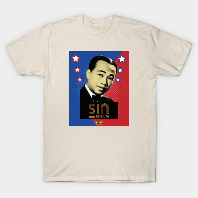 Khmer Pop Star Sin Sisamuth T-Shirt by FUNCT